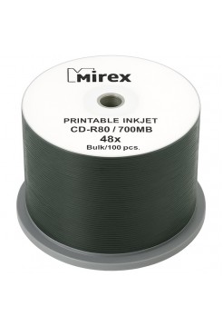 CDR Mirex 48x, 700MB printable, Bulk